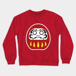 Japanese Daruma Lucky Charm Crewneck Sweatshirt